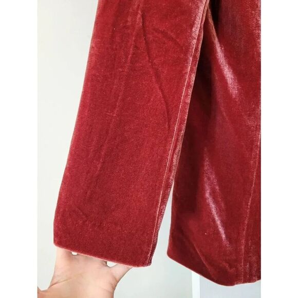 Sedge Red Velvet Blazer M - Picture 2 of 9